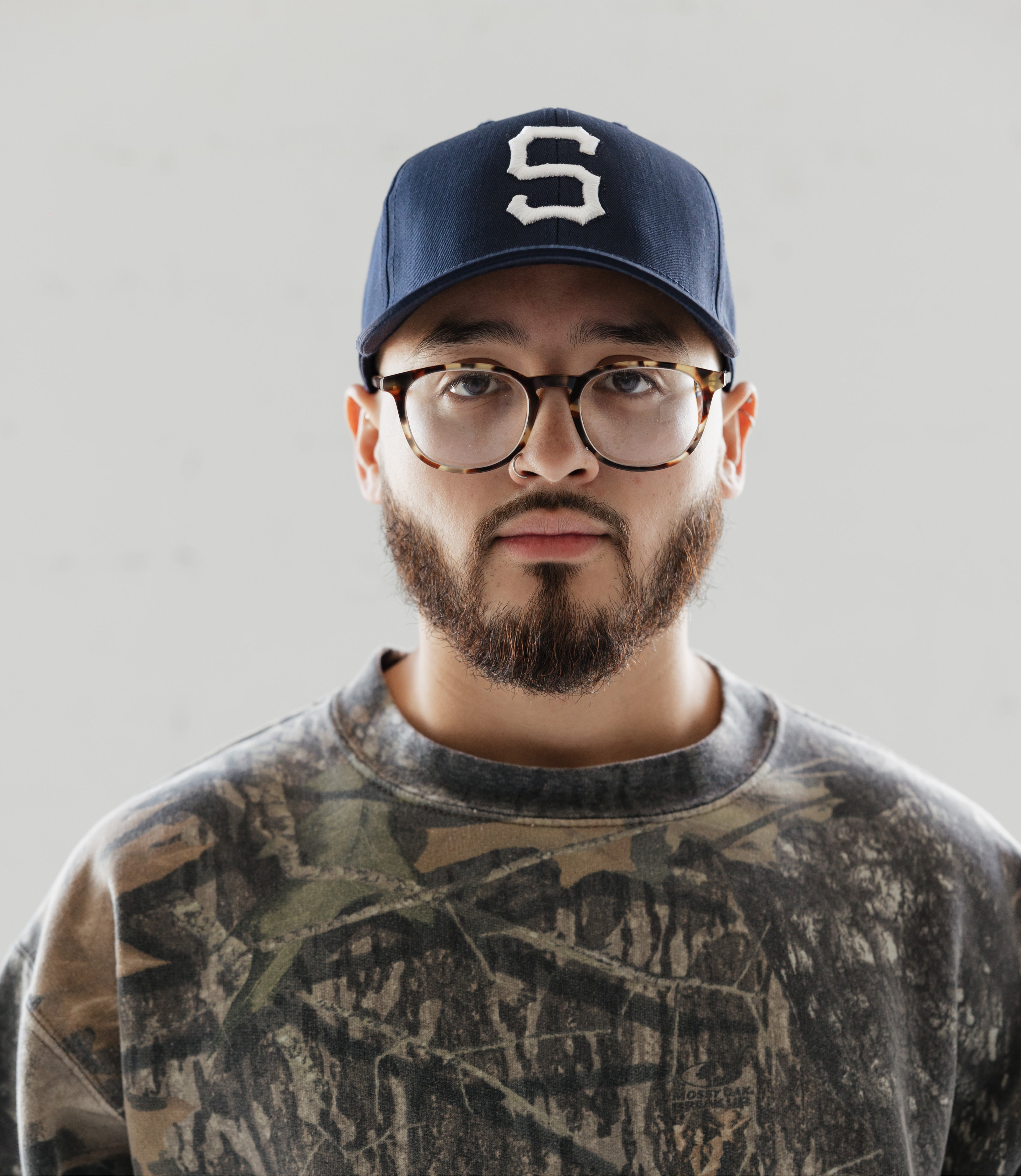 ★人気★【1993 STUDIO】★STUDIO SYMBOL LOGO BALL CA.P★ Vintage Studios “S” Logo Hat NAVY BLUE