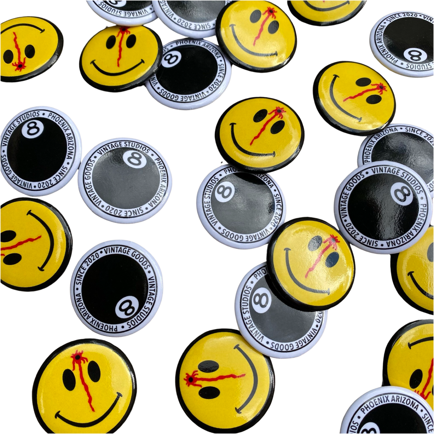 Vintage Studios 8 Ball Pin