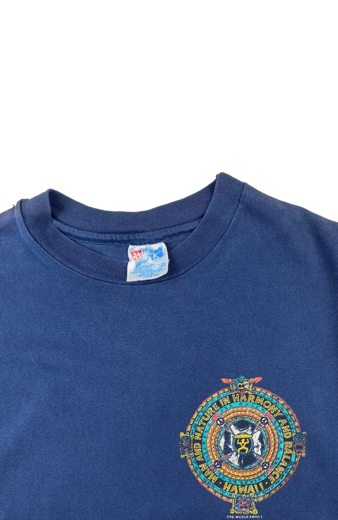 90s Hawaii Man and Nature In Harmony and Balance Tee •XL