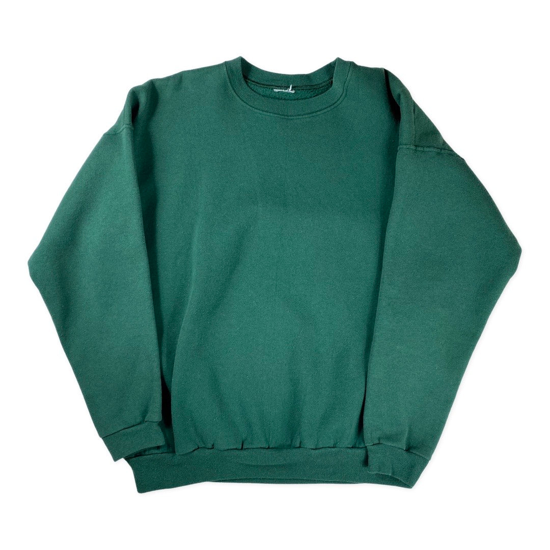 Vintage Green Crewneck Sweatshirt •Medium