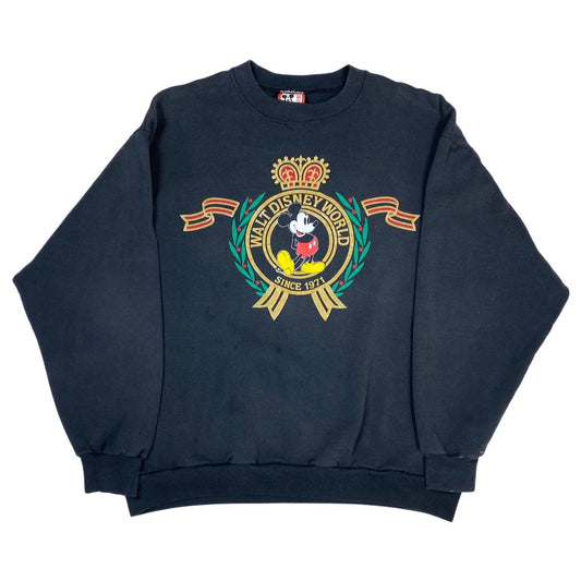 Vintage 90s Mickey Mouse Walt Disney World Crewneck •Large