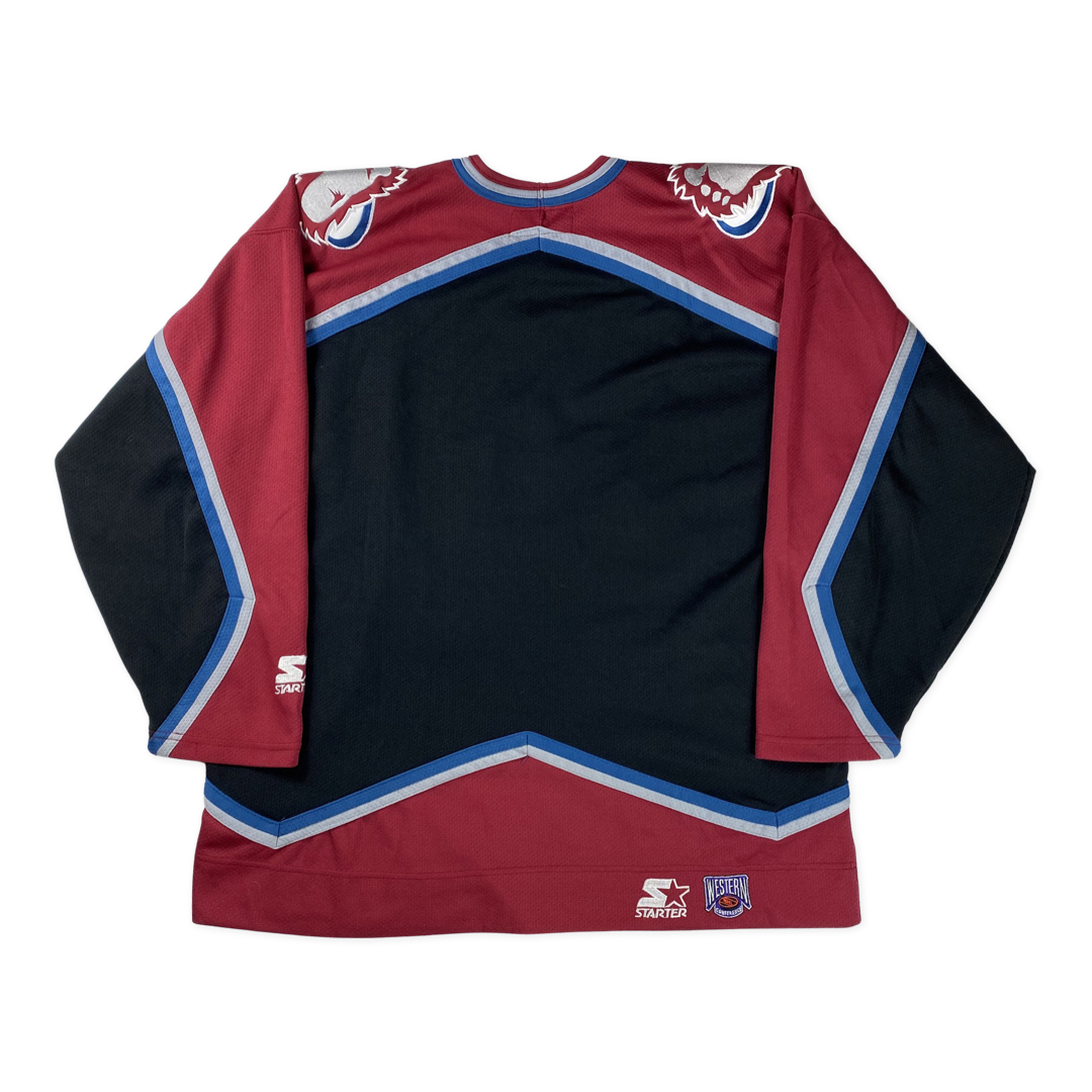 90s Colorado Avalanche Starter Hockey Jersey •Large