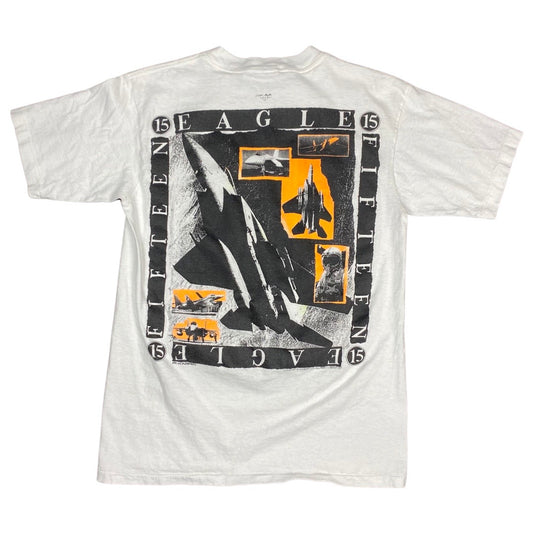 Vintage 1991 F-15 Eagle Jet Lion Tee •Medium