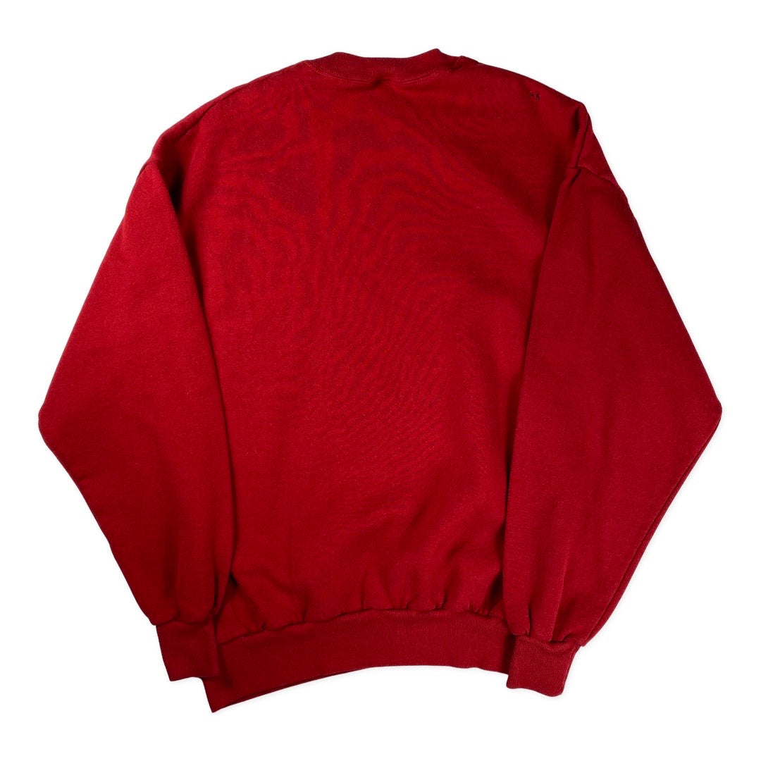 Vintage Red Crewneck Sweatshirt •Large