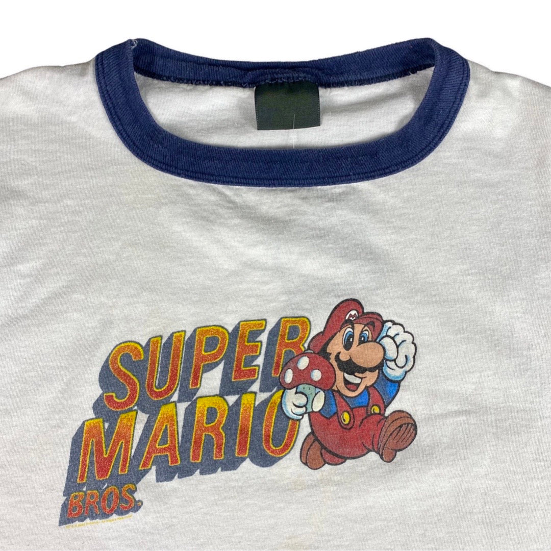 Vintage Super Mario Bros Ringer Tee •XL