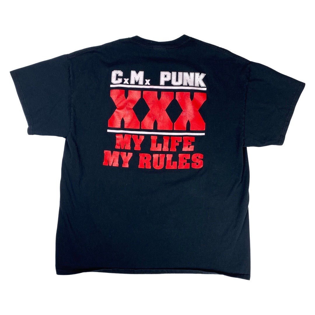 2007 WWE C.M Punk Hardcore Straight Edge Tee •XL – Vintage 2007 WWE C.M Punk Hardcore Straight Edge Tee •XL – Vintage