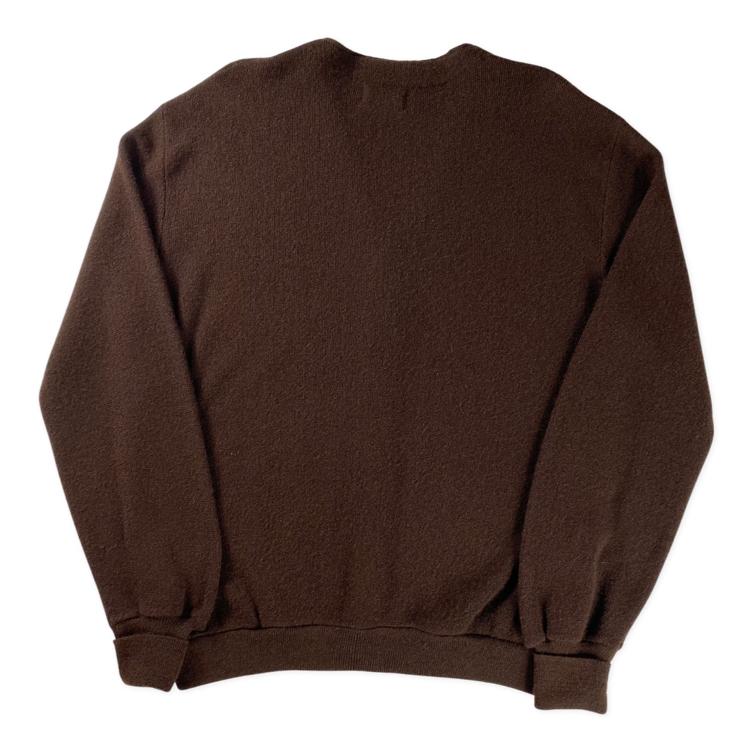 70s Izod Lacoste Cardigan •Large