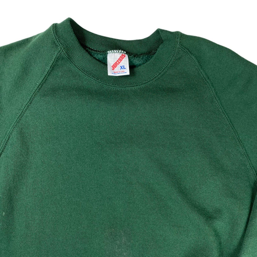 Vintage Forest Green Crewneck Sweatshirt •Large