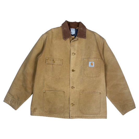 Vintage Carhartt Blanket Lined Chore Jacket •Large