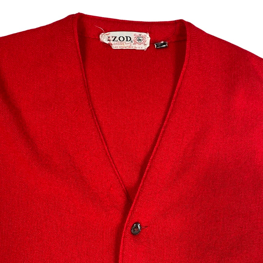 Vintage 70s Izod Of London Cardigan •Large