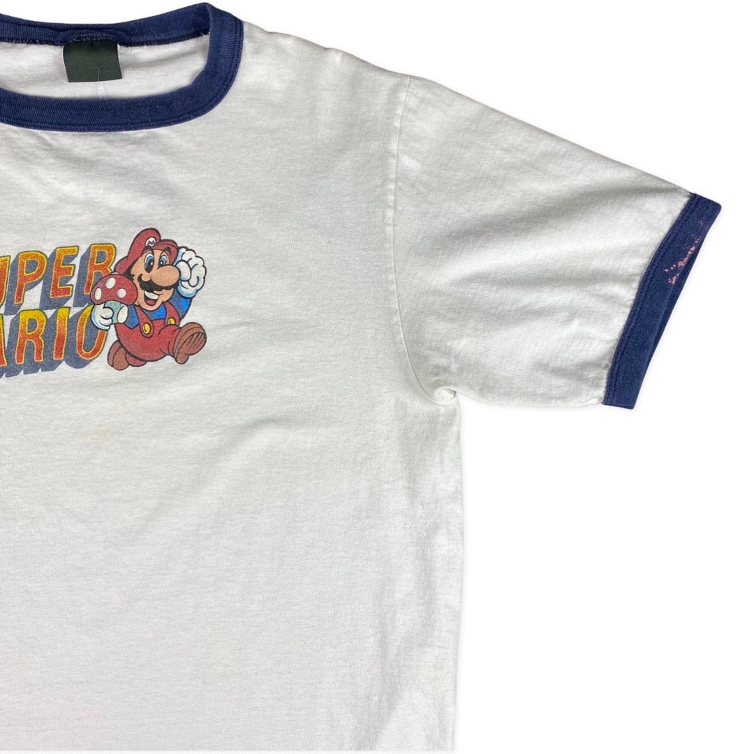 Vintage Super Mario Bros Ringer Tee •XL