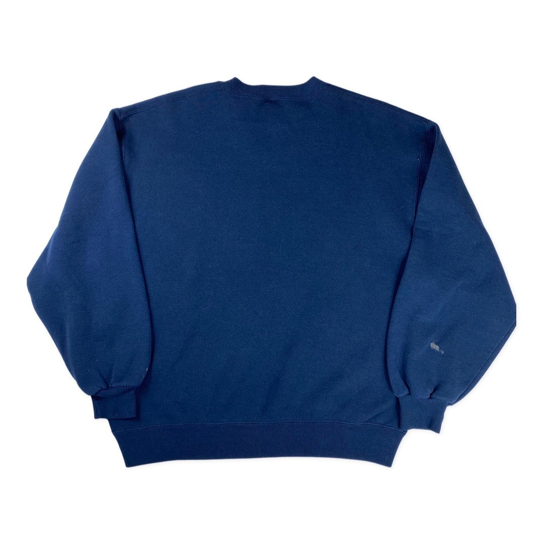 Vintage Russell Athletic Navy Blue Crewneck Sweatshirt •Medium