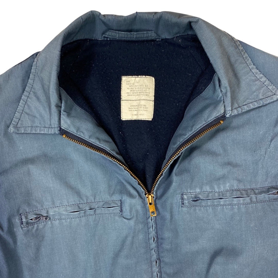 Vintage 80s US Navy Utility Deck Jacket •Large