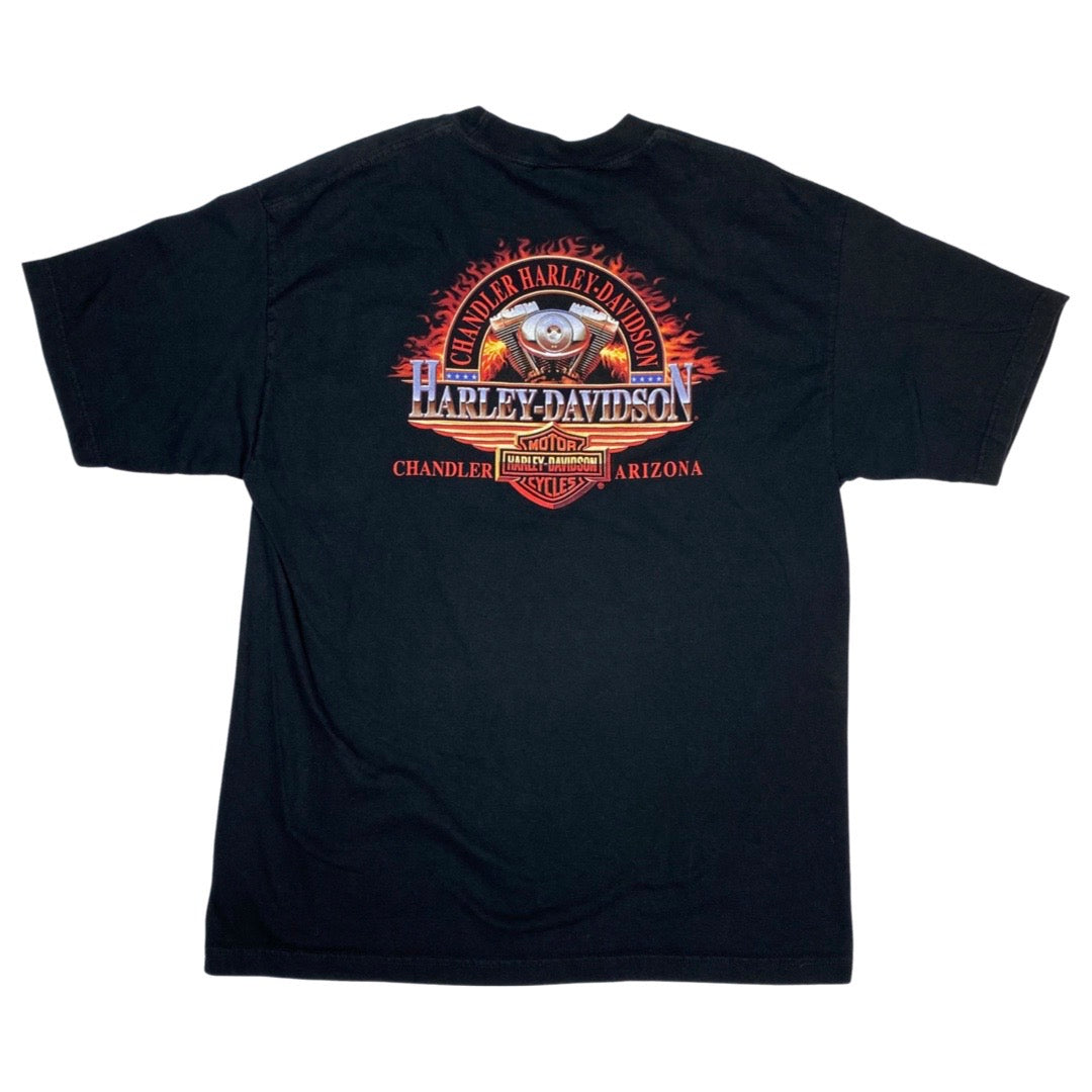 Vintage 1998 Harley Davidson Wolf Tee •XL