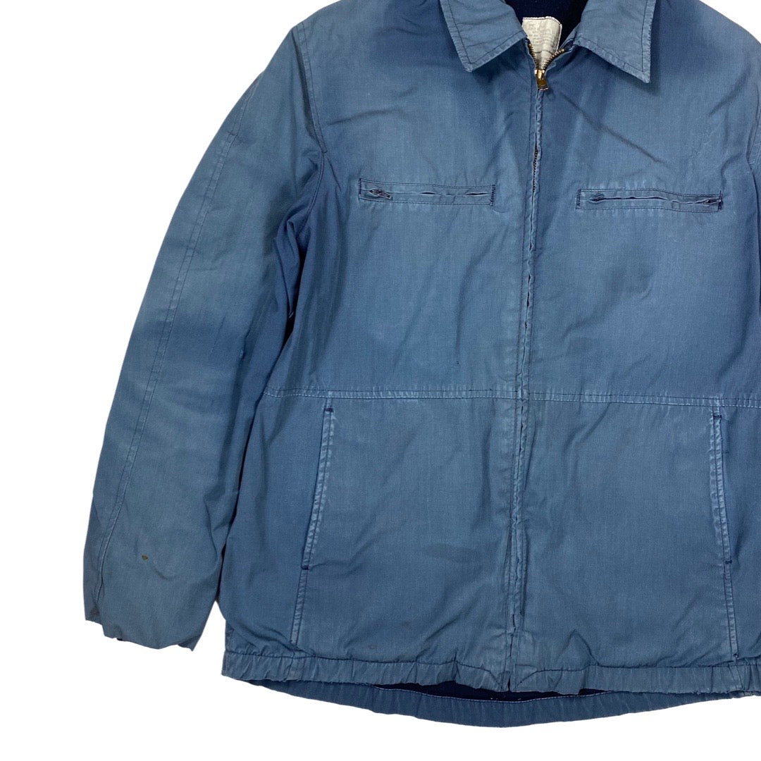 Vintage 80s US Navy Utility Deck Jacket •Large