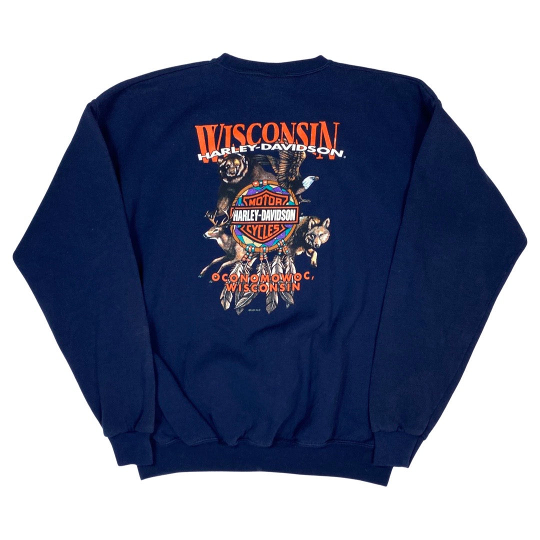 Vintage 1998 Harley Davidson Crewneck •XL