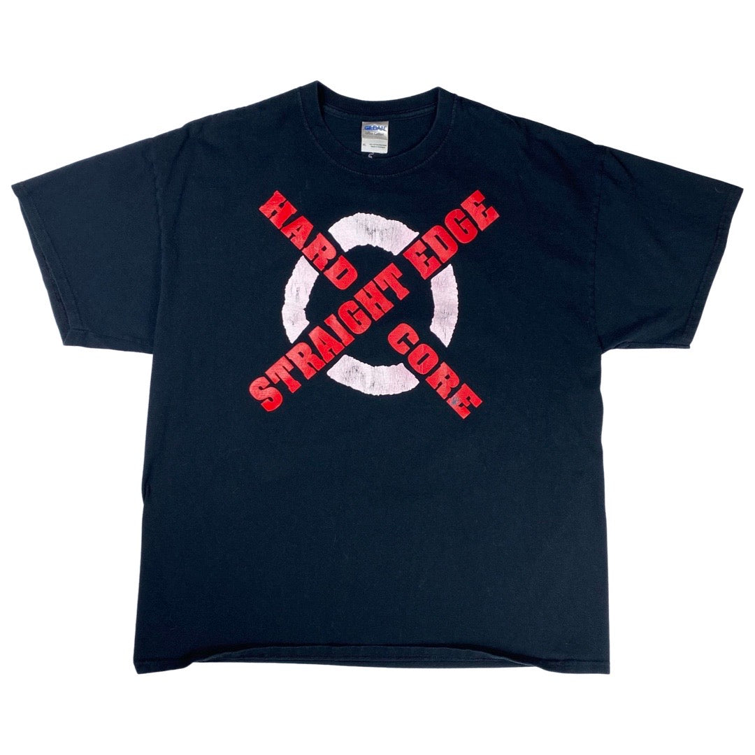2007 WWE C.M Punk Hardcore Straight Edge Tee •XL