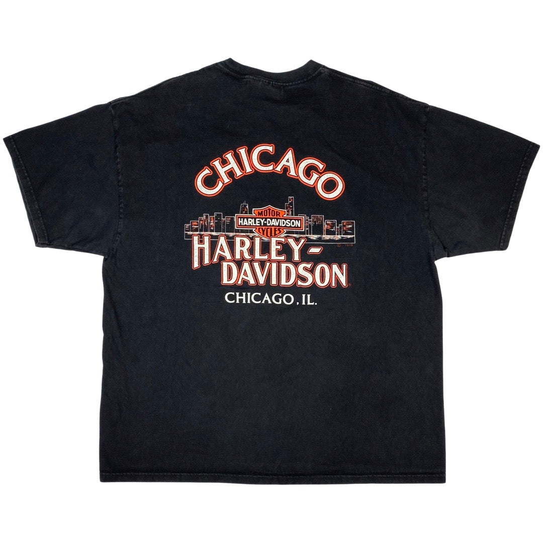Vintage 2000 Harley Davidson Chicago Tee •XL