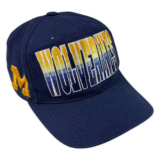 Vintage 90s Michigan Wolverines American Needle Snapback Hat