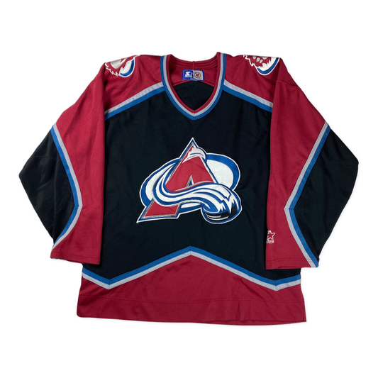 90s Colorado Avalanche Starter Hockey Jersey •Large