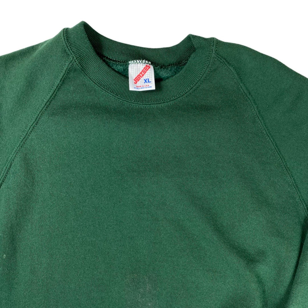 Vintage Forest Green Crewneck Sweatshirt •Large