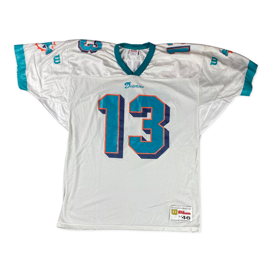 90s Miami Dolphins Dan Marino Football Jersey •Large