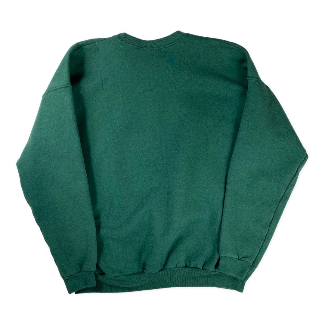 Vintage Green Crewneck Sweatshirt •Medium