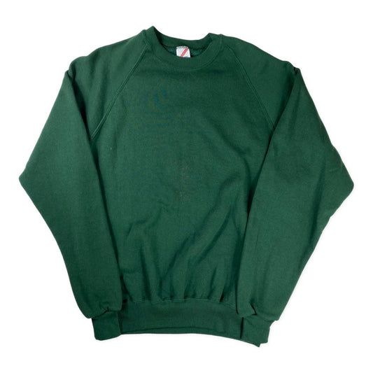 Vintage Forest Green Crewneck Sweatshirt •Large