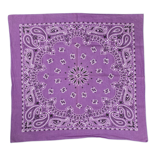 Vintage Made In Usa Lavender Bandana