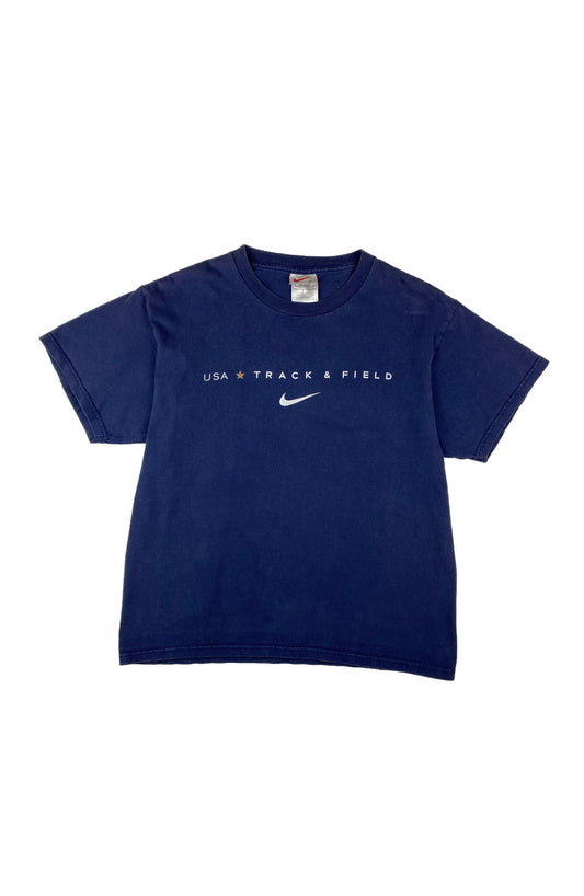 90s Nike USA Track and Field Tee •Small