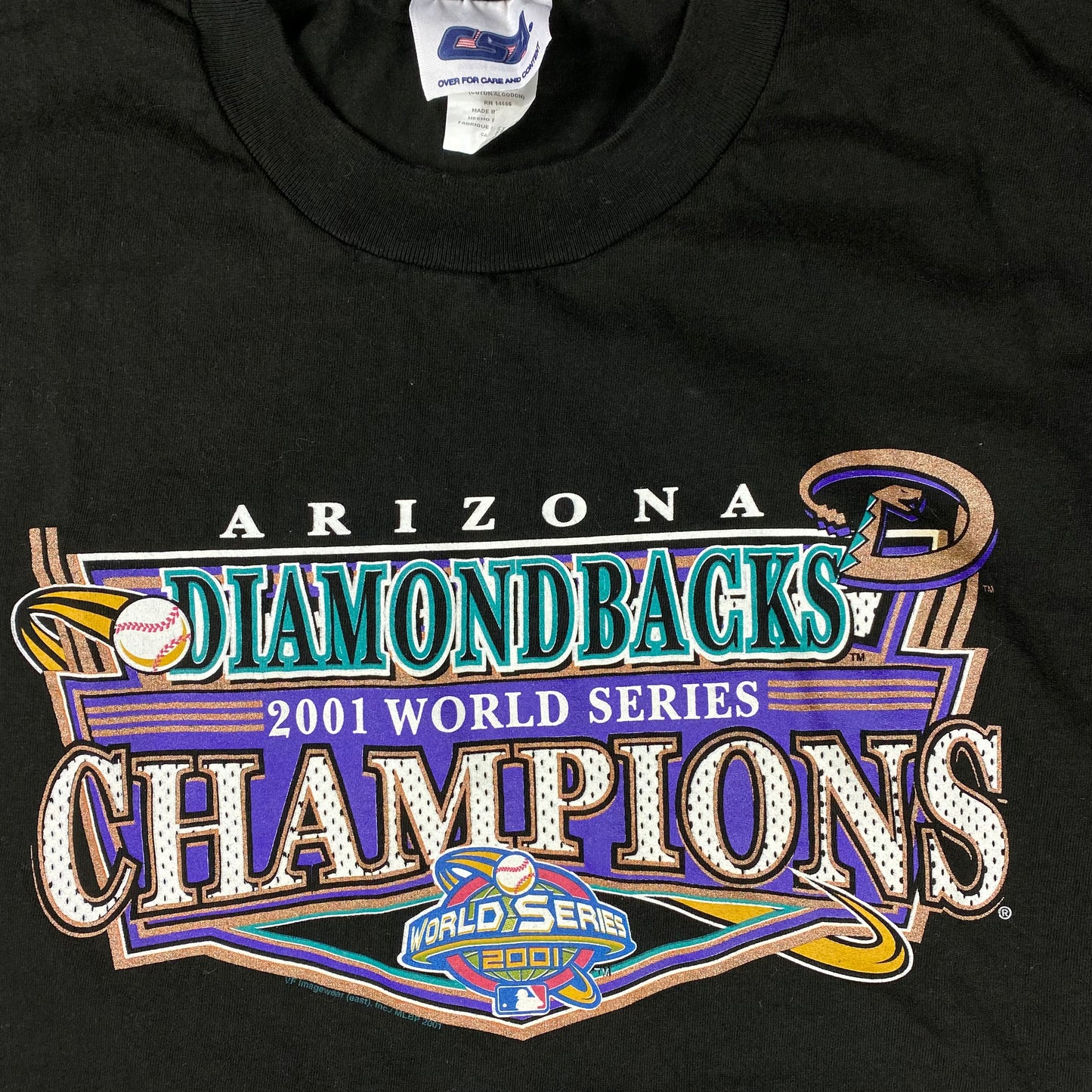 Arizona Diamondbacks 2001 World Series Champions Tee •Large – Vintage  Studios