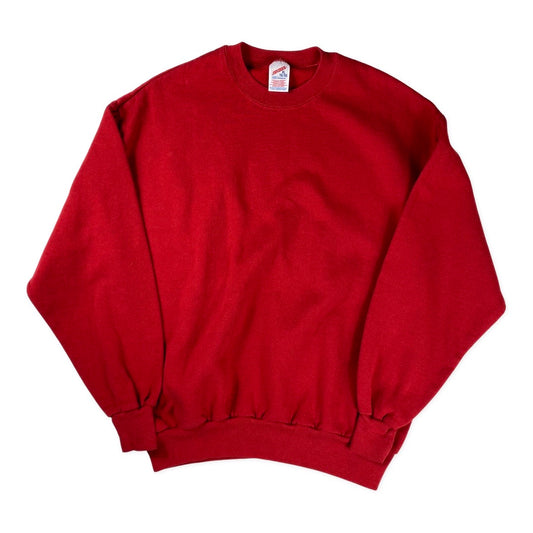 Vintage Red Crewneck Sweatshirt •Large