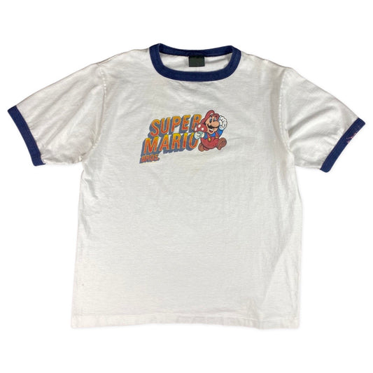 Vintage Super Mario Bros Ringer Tee •XL